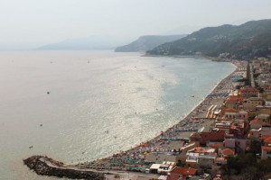 Panorama di Varigotti durante l'escursione alla Torre di avvistamento saracena di Punta Crena