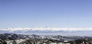 Vista del Monviso dal M.Settepani (1386m)